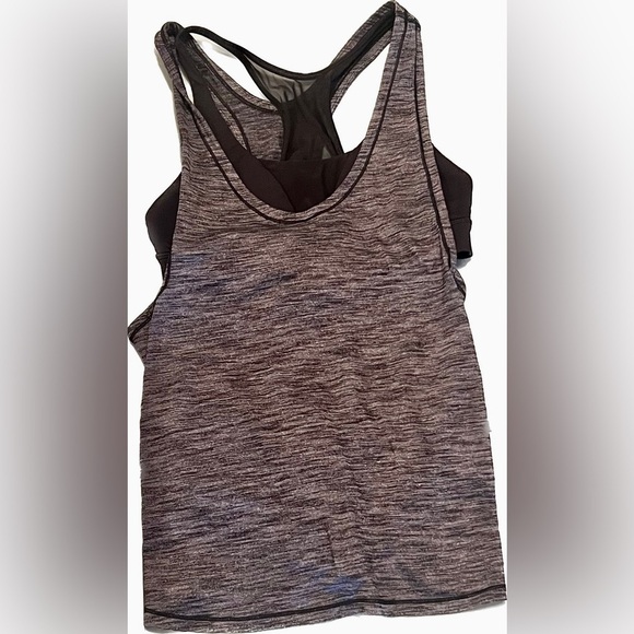 Lululemon Glide and Stride Tank women’s size small hey/black workout tank - Picture 1 of 8